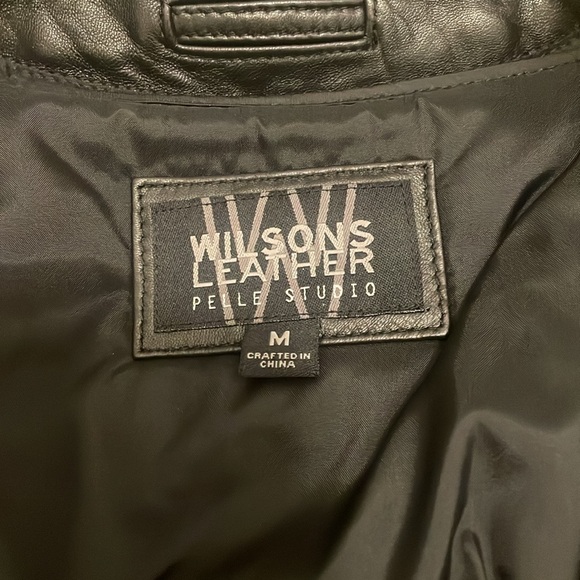 Size M Men’s Wilsons Leather Jacket - Picture 3 of 8